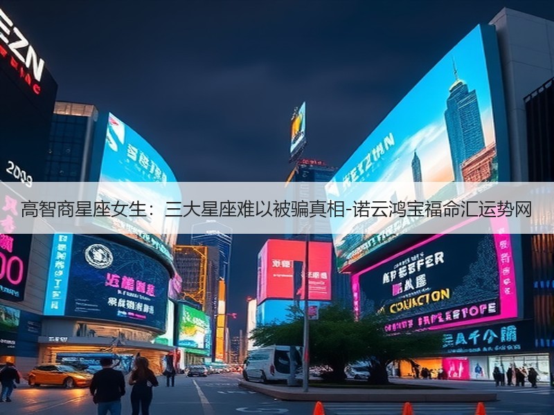 高智商星座女生：三大星座难以被骗真相-诺云鸿宝福命汇运势网