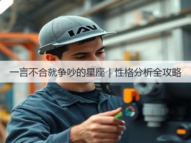一言不合就争吵的星座|性格分析全攻略(图1) 一言不合就争吵的星座|性格分析全攻略(图1)