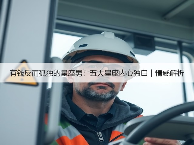 有钱反而孤独的星座男：五大星座内心独白｜情感解析(图3)