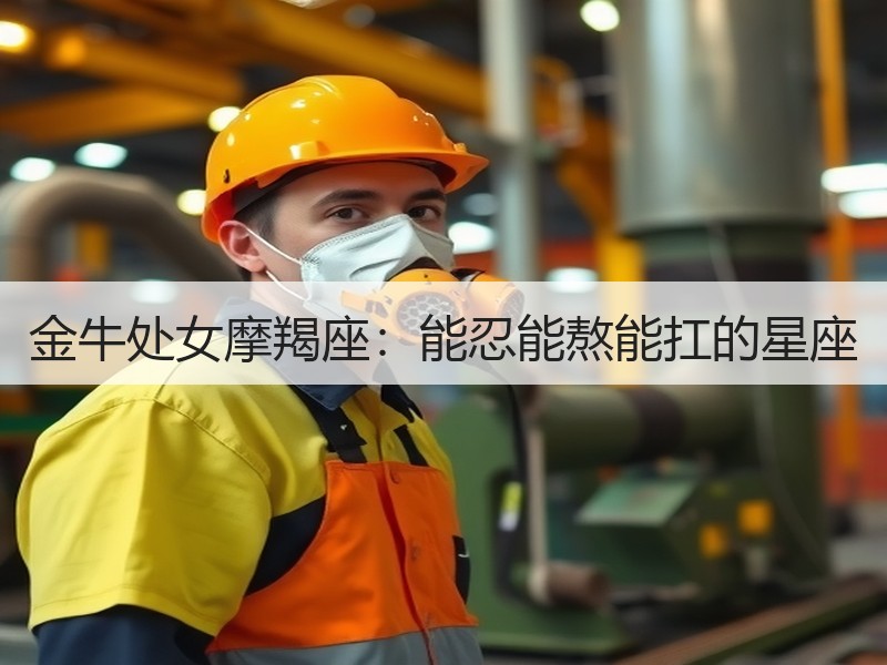 金牛处女摩羯座：能忍能熬能扛的星座