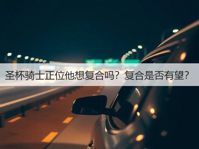 圣杯骑士正位他想复合吗？复合是否有望？(图1)