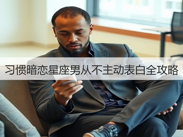习惯暗恋星座男从不主动表白全攻略(图3)