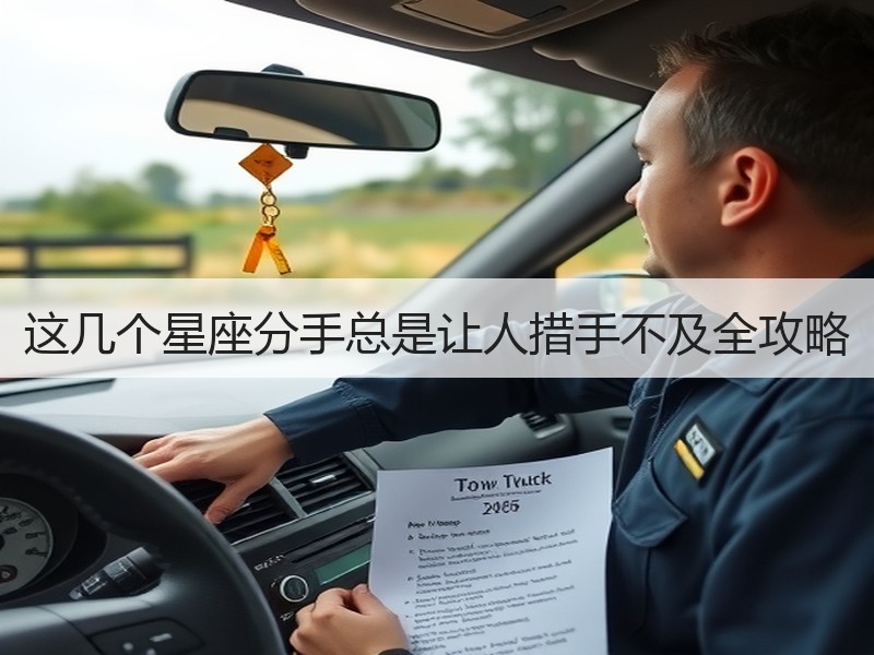 这几个星座分手总是让人措手不及全攻略