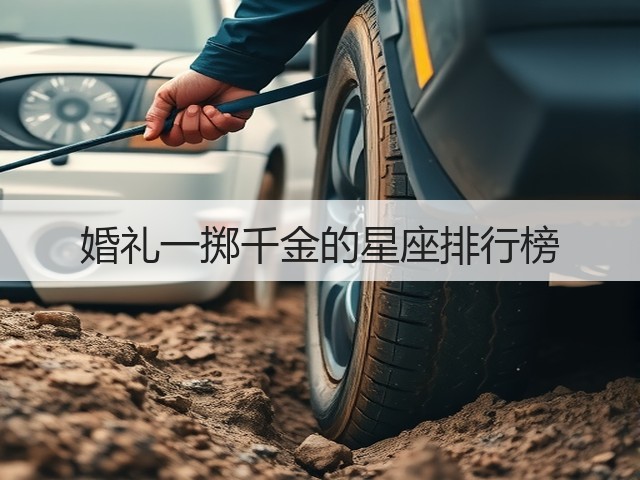 婚礼一掷千金的星座排行榜(图2)