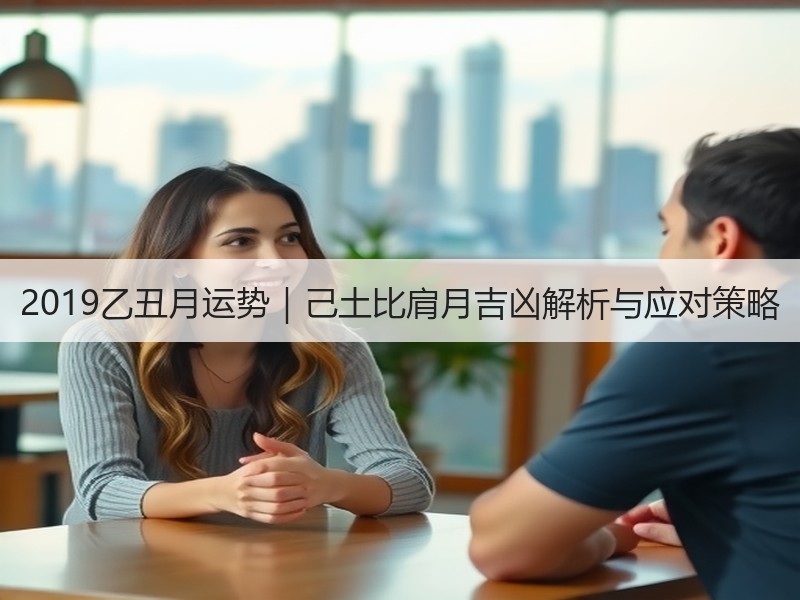 2019乙丑月运势｜己土比肩月吉凶解析与应对策略