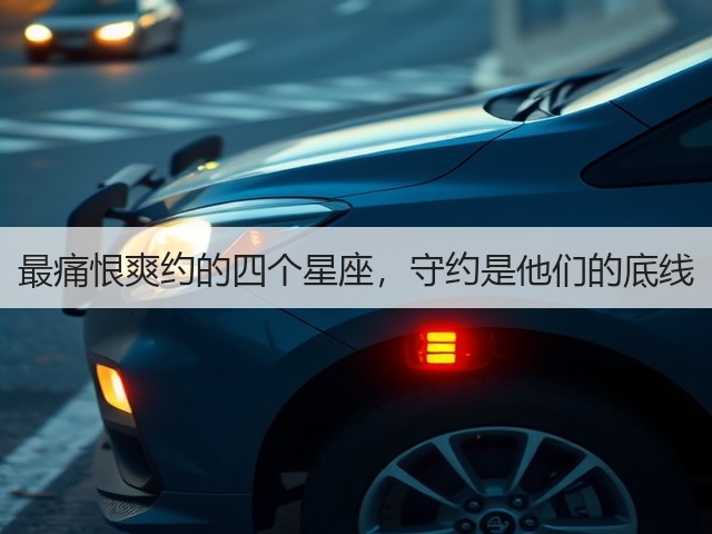 最痛恨爽约的四个星座,守约是他们的底线(图2) 最痛恨爽约的四个星座,守约是他们的底线(图2)