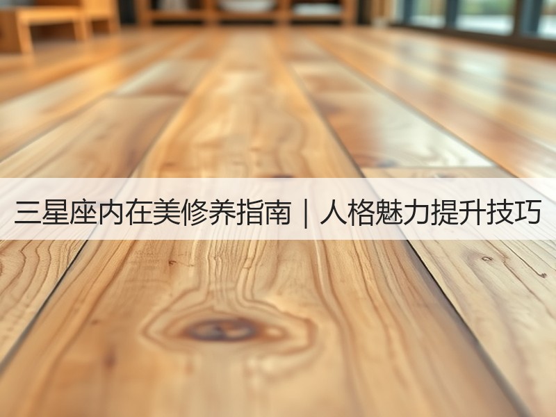三星座内在美修养指南｜人格魅力提升技巧