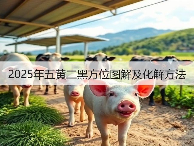 2025年五黄二黑方位图解及化解方法(图2) 2025年五黄二黑方位图解及化解方法(图2)
