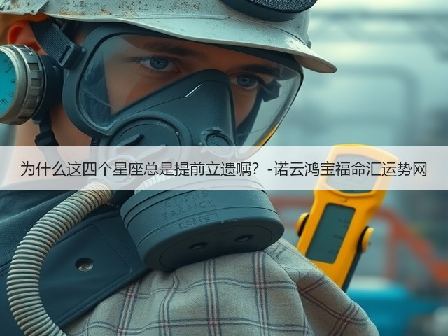 为什么这四个星座总是提前立遗嘱?-诺云鸿宝福命汇运势网(图2) 为什么这四个星座总是提前立遗嘱?-诺云鸿宝福命汇运势网(图2)