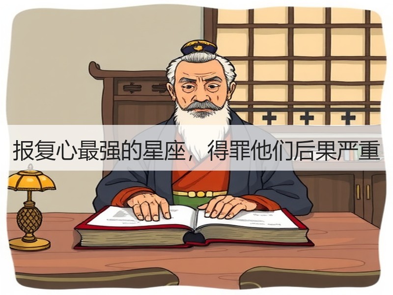 报复心最强的星座，得罪他们后果严重