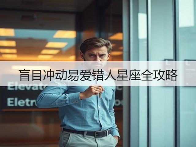 盲目冲动易爱错人星座全攻略(图1) 盲目冲动易爱错人星座全攻略(图1)