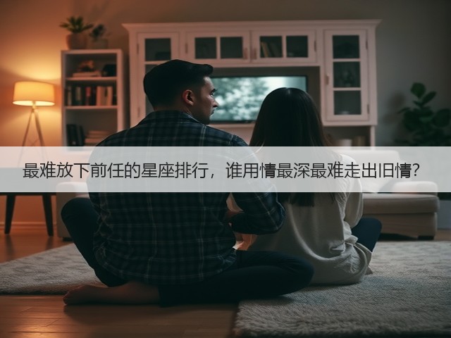 最难放下前任的星座排行,谁用情最深最难走出旧情?(图3) 最难放下前任的星座排行,谁用情最深最难走出旧情?(图3)