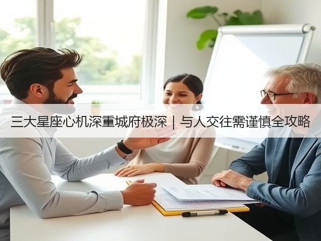三大星座心机深重城府极深|与人交往需谨慎全攻略(图2) 三大星座心机深重城府极深|与人交往需谨慎全攻略(图2)