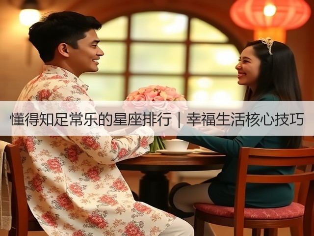 懂得知足常乐的星座排行|幸福生活核心技巧(图1) 懂得知足常乐的星座排行|幸福生活核心技巧(图1)