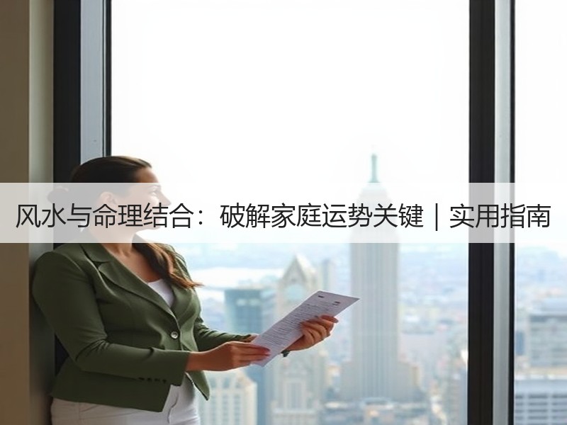 风水与命理结合：破解家庭运势关键｜实用指南