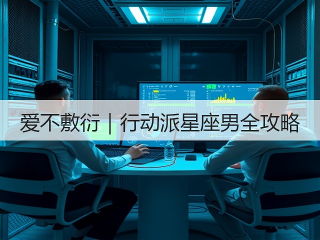 爱不敷衍｜行动派星座男全攻略(图1)