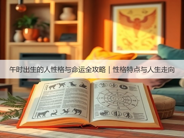 午时出生的人性格与命运全攻略｜性格特点与人生走向(图2)