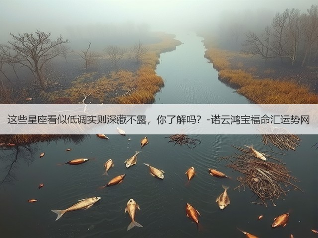 这些星座看似低调实则深藏不露，你了解吗？-诺云鸿宝福命汇运势网(图3)
