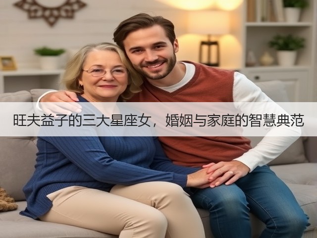 旺夫益子的三大星座女，婚姻与家庭的智慧典范(图3)