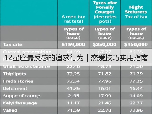 12星座最反感的追求行为｜恋爱技巧实用指南(图3)