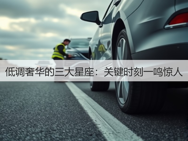 低调奢华的三大星座：关键时刻一鸣惊人