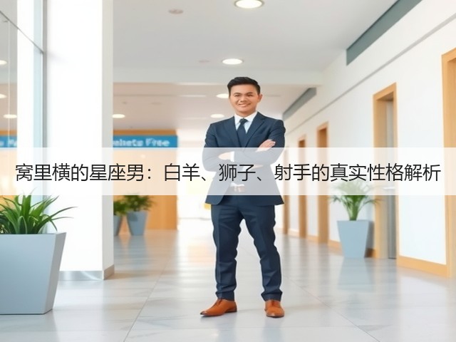 窝里横的星座男:白羊、狮子、射手的真实性格解析(图1) 窝里横的星座男:白羊、狮子、射手的真实性格解析(图1)