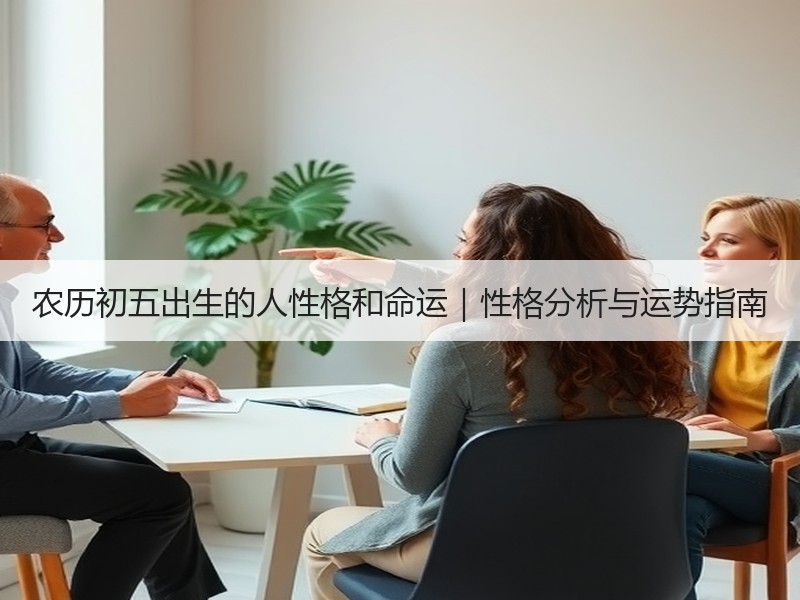农历初五出生的人性格和命运｜性格分析与运势指南