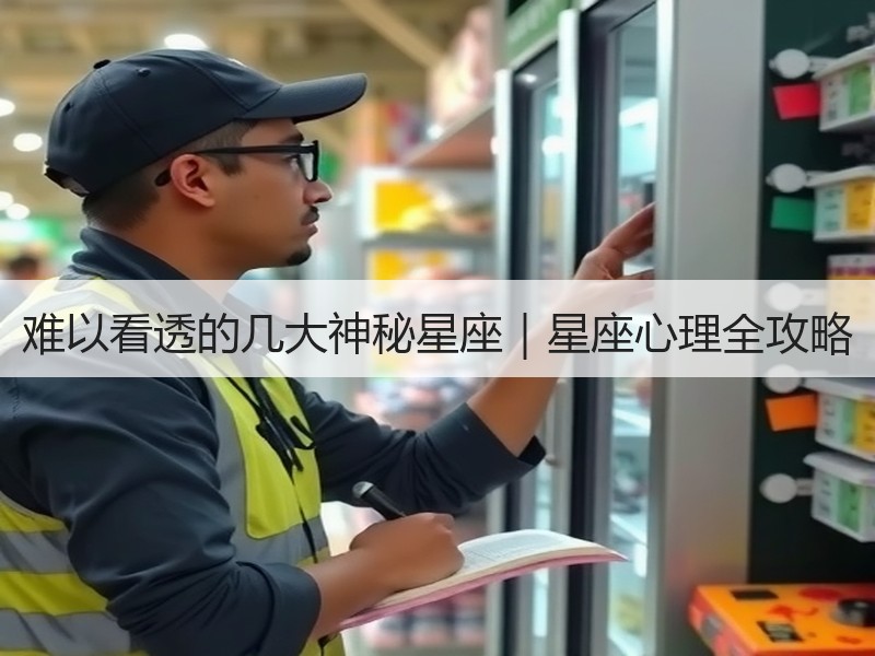 难以看透的几大神秘星座｜星座心理全攻略