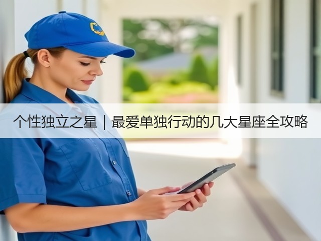 个性独立之星|最爱单独行动的几大星座全攻略(图2) 个性独立之星|最爱单独行动的几大星座全攻略(图2)