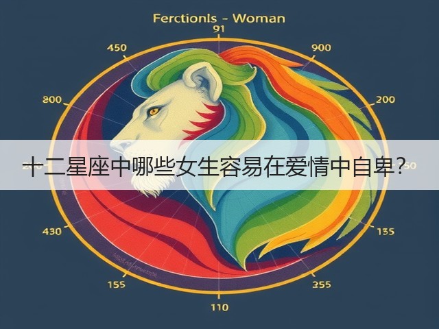 十二星座中哪些女生容易在爱情中自卑？(图3)