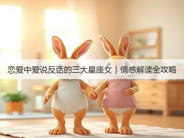 恋爱中爱说反话的三大星座女|情感解读全攻略(图3) 恋爱中爱说反话的三大星座女|情感解读全攻略(图3)