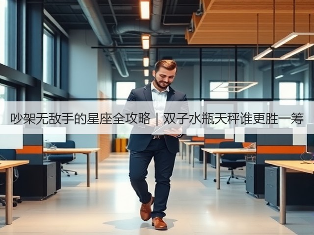吵架无敌手的星座全攻略|双子水瓶天秤谁更胜一筹(图3) 吵架无敌手的星座全攻略|双子水瓶天秤谁更胜一筹(图3)