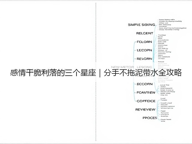 感情干脆利落的三个星座|分手不拖泥带水全攻略(图3) 感情干脆利落的三个星座|分手不拖泥带水全攻略(图3)