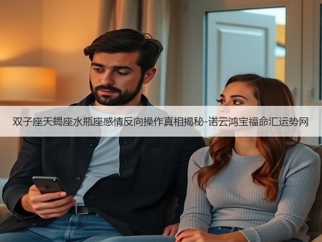 双子座天蝎座水瓶座感情反向操作真相揭秘-诺云鸿宝福命汇运势网(图2) 双子座天蝎座水瓶座感情反向操作真相揭秘-诺云鸿宝福命汇运势网(图2)