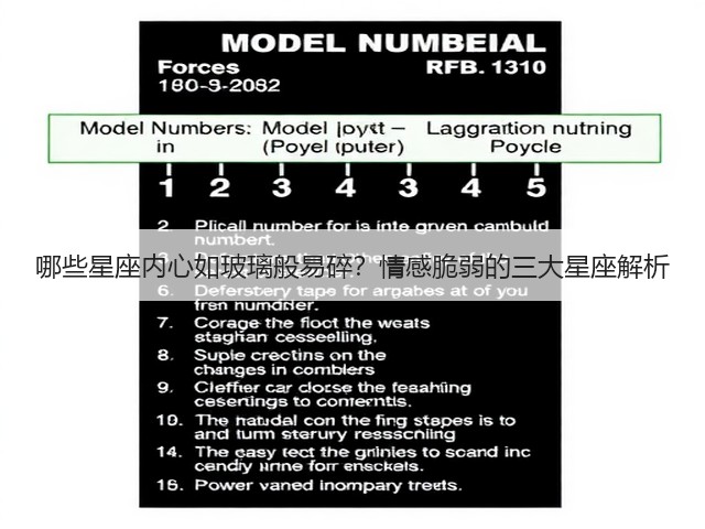 哪些星座内心如玻璃般易碎？情感脆弱的三大星座解析(图1)