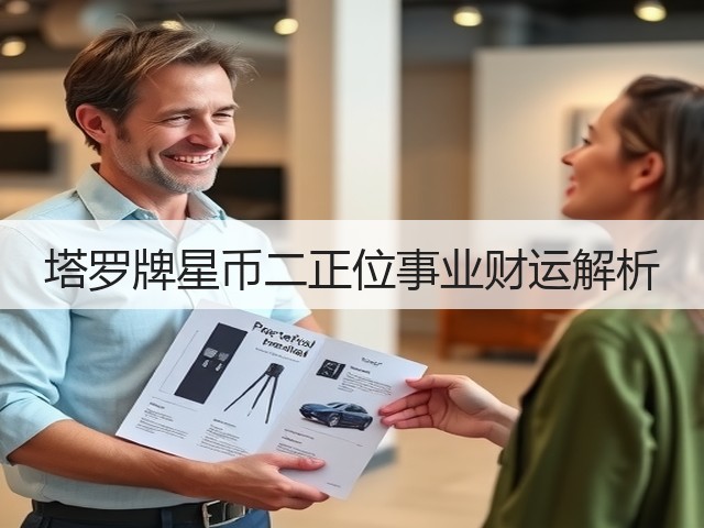 塔罗牌星币二正位事业财运解析(图3)