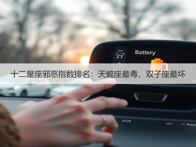 十二星座邪恶指数排名:天蝎座最毒,双子座最坏(图1) 十二星座邪恶指数排名:天蝎座最毒,双子座最坏(图1)