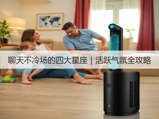 聊天不冷场的四大星座｜活跃气氛全攻略(图1)