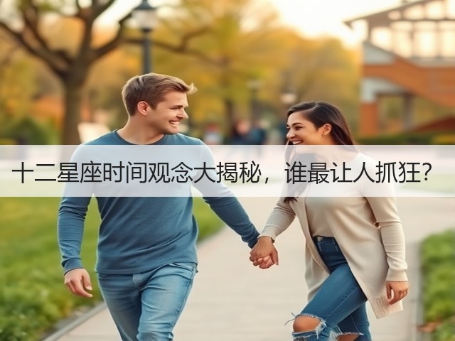 十二星座时间观念大揭秘,谁最让人抓狂?(图1) 十二星座时间观念大揭秘,谁最让人抓狂?(图1)