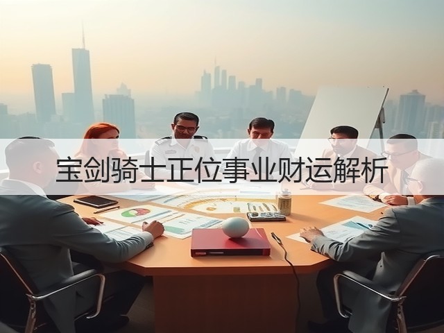宝剑骑士正位事业财运解析(图2) 宝剑骑士正位事业财运解析(图2)