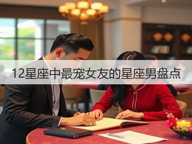 12星座中最宠女友的星座男盘点(图1) 12星座中最宠女友的星座男盘点(图1)