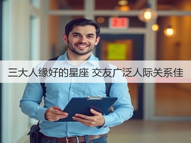 三大人缘好的星座 交友广泛人际关系佳(图3)