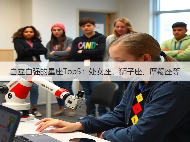 自立自强的星座Top5：处女座、狮子座、摩羯座等