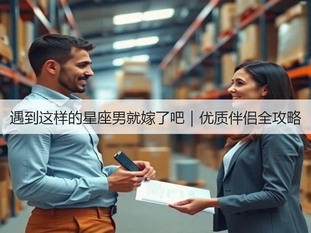遇到这样的星座男就嫁了吧｜优质伴侣全攻略(图2)