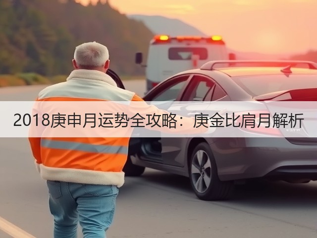 2018庚申月运势全攻略：庚金比肩月解析(图1)