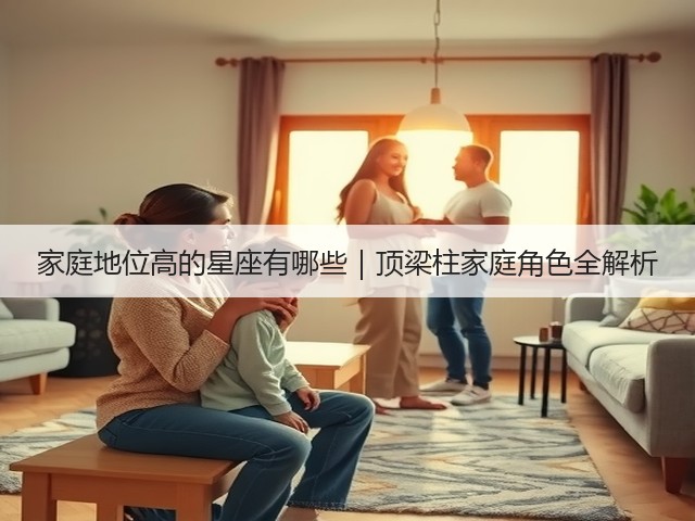 家庭地位高的星座有哪些|顶梁柱家庭角色全解析(图3) 家庭地位高的星座有哪些|顶梁柱家庭角色全解析(图3)