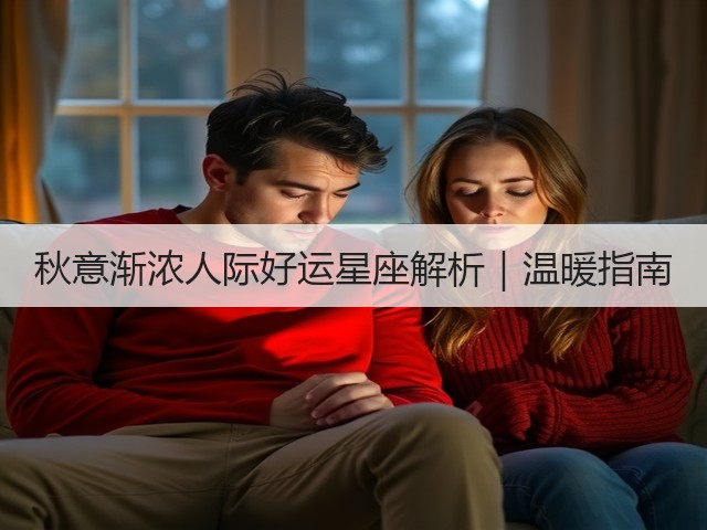 秋意渐浓人际好运星座解析｜温暖指南(图1)