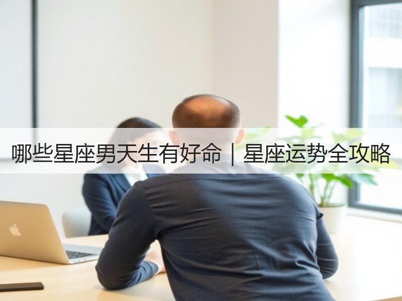 哪些星座男天生有好命｜星座运势全攻略