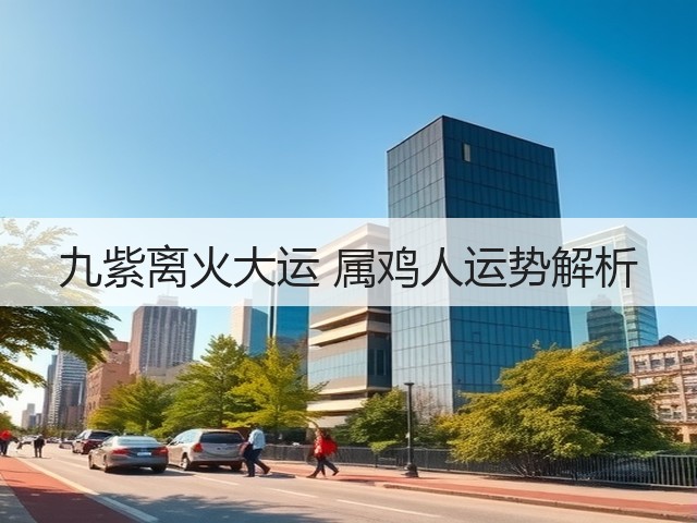 九紫离火大运 属鸡人运势解析(图1)