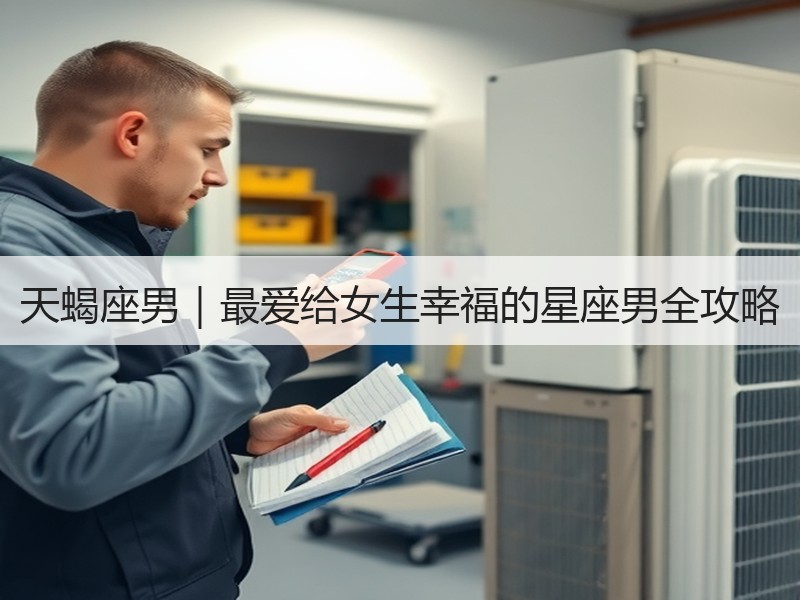 天蝎座男｜最爱给女生幸福的星座男全攻略